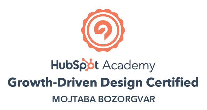Mojtaba Bozorgvar HubSpot Academy - Growth-Driven Design