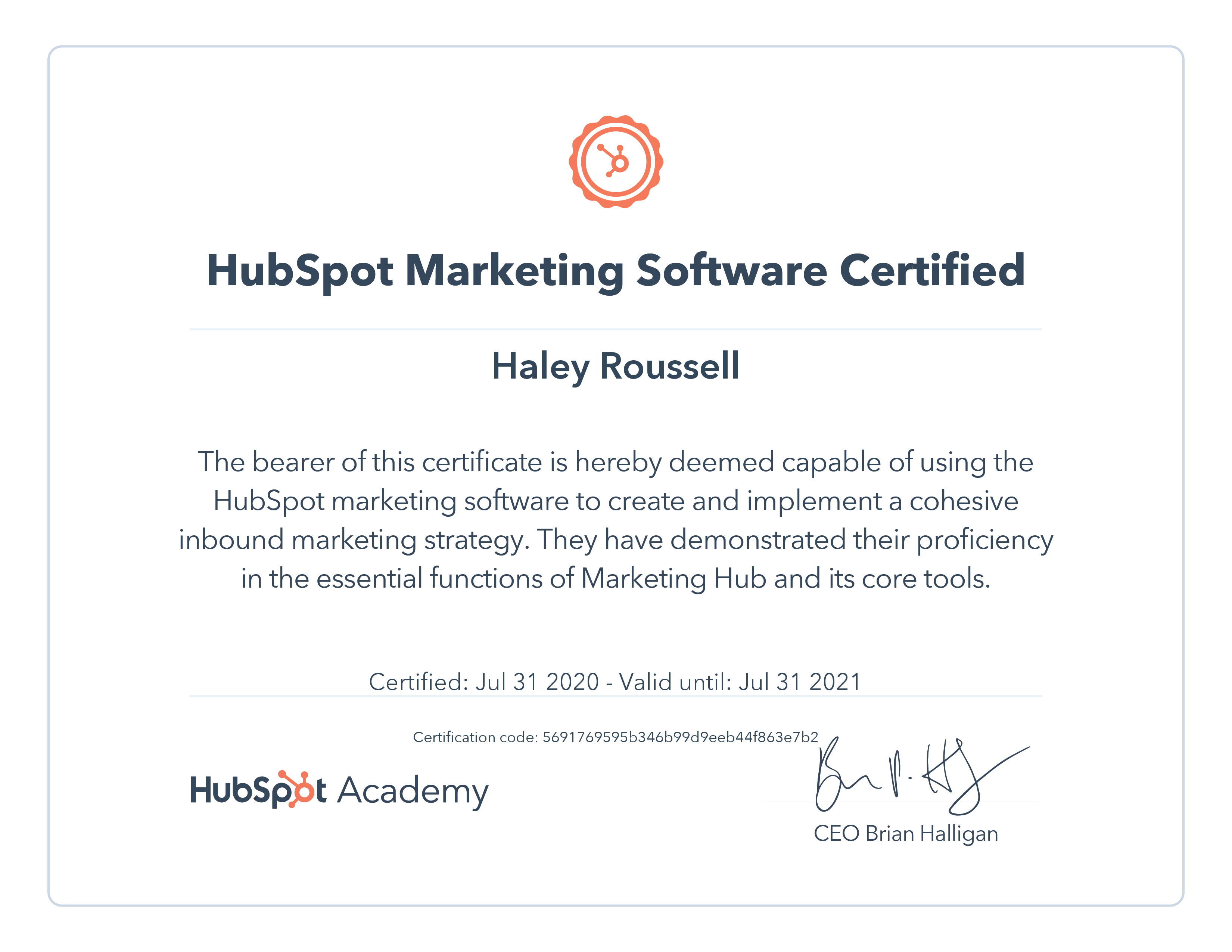 Haley Roussell Haley Roussell - MBA | Staff Customer Expansion Campaign Manager at ...