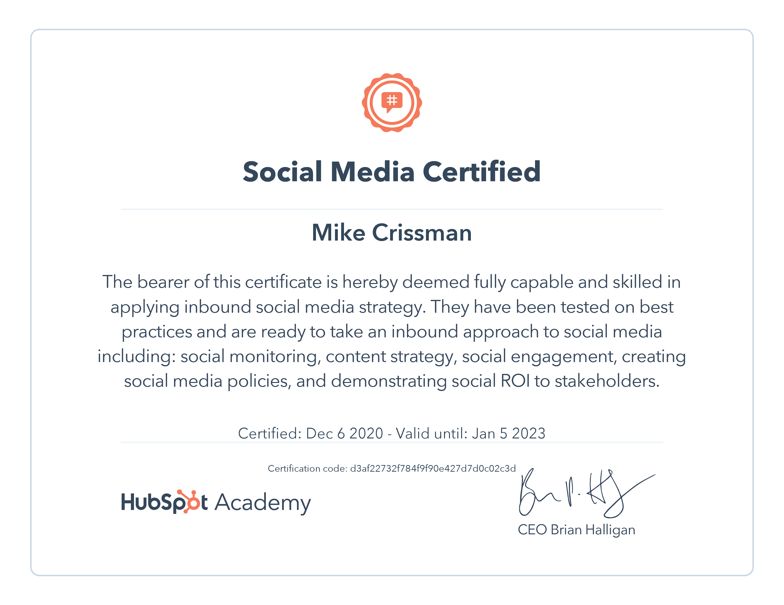 Hubspot User Mike Crissman - Marcom Manager @ Sherwin-Williams | LinkedIn